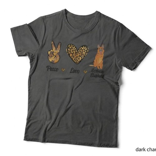 Peace love german shepherd - peace,