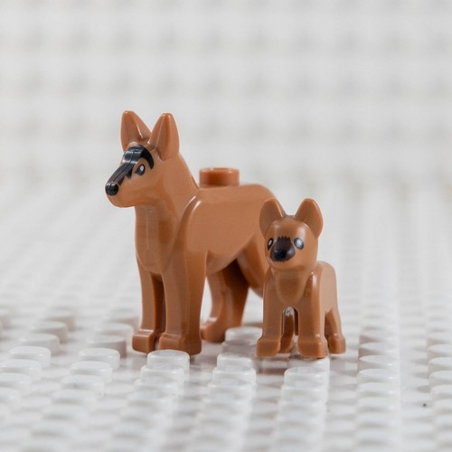 Lego german shepherd dog - german,