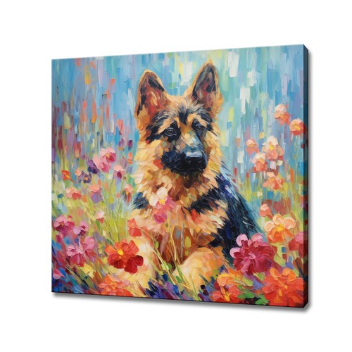 German shepherd dog puppy - dog,