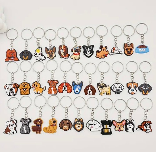 Dog puppy key ring keyring - dog,