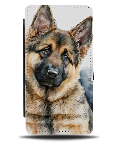 German shepherd puppy - german, flip