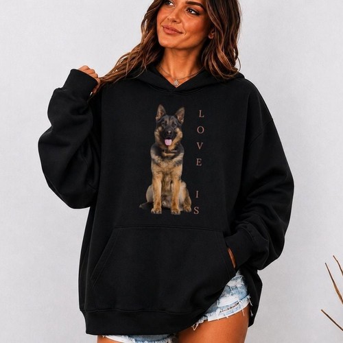 German shepherd hoodie - german,