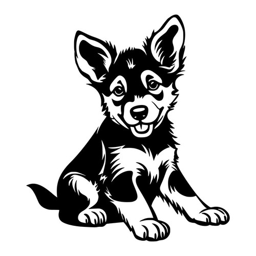 German shepherd puppy dog - german,