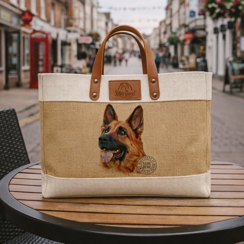 German shepherd tote bag large - shepherd,