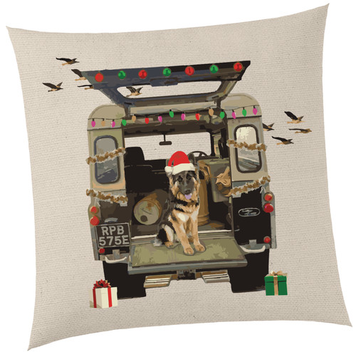 German shepherd christmas - shepherd,